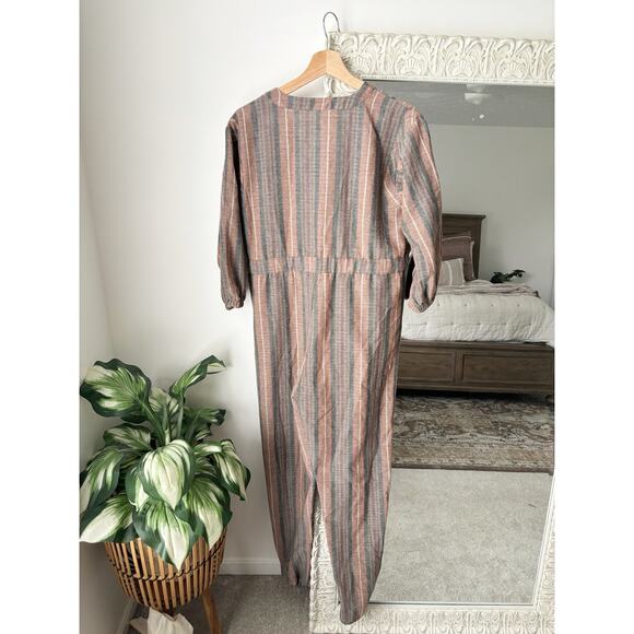 Free People Loveland Wool Blend Striped Jumpsuit - Picture 9 of 10